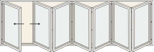Aluminium Bifold Door