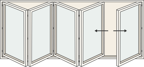 Aluminium Bifold Door