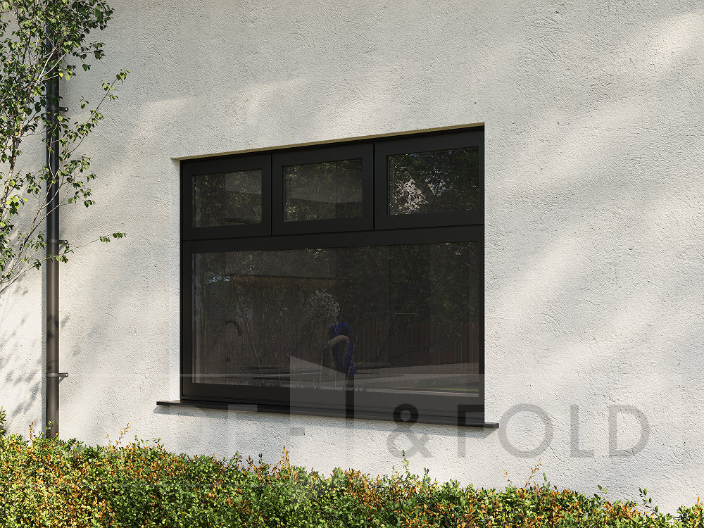 Style 17 Casement Windows (Black)