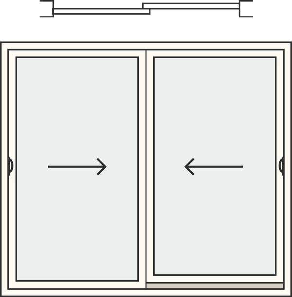 2 Panels (all sliding)