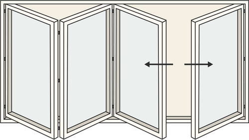Aluminium Bifold Door