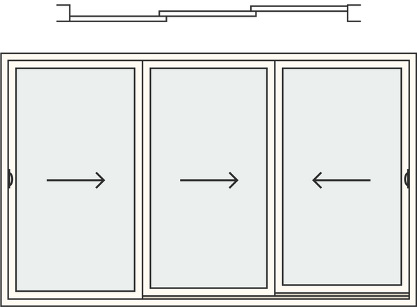 3 Panels (all sliding)
