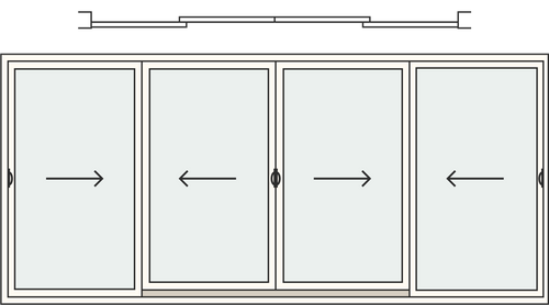 4 Panels (All Sliding)