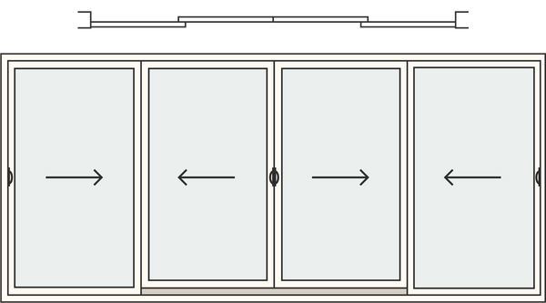 4 Panels (All Sliding)
