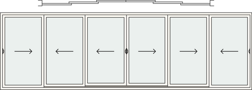 6 Panels (All Sliding)