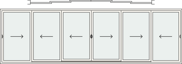 6 Panels (All Sliding)
