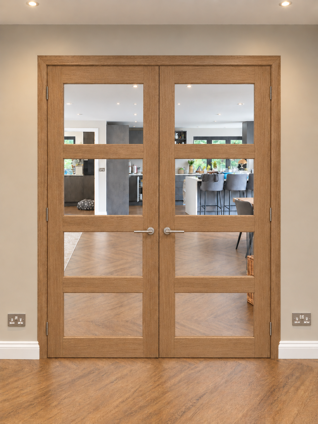Timber framed doors